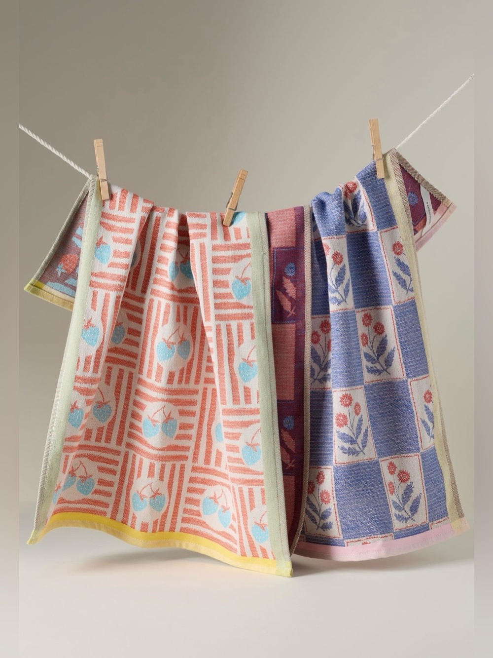Anthropologie Lotta Dish Towel, Set of 2
